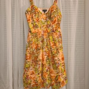 Floral sleeveless dress